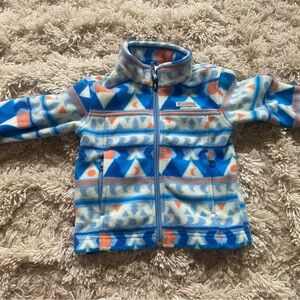 Columbia Fleece Jacket with Geometric Pattern